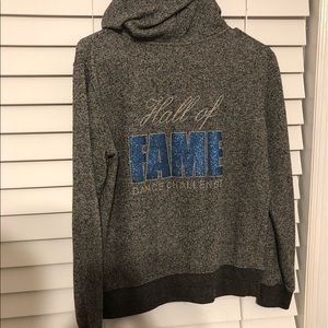 Gray Zip-up Hall of Fame Dance Challenge Hoodie